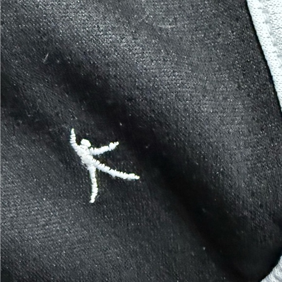 Danskin Now Black Shorts with White Trim - Picture 3 of 4